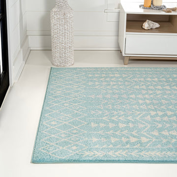 Ziri Moroccan Geometric Area Rug